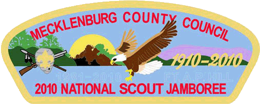 [Council Jamboree Shoulder Patch - Gold Border]